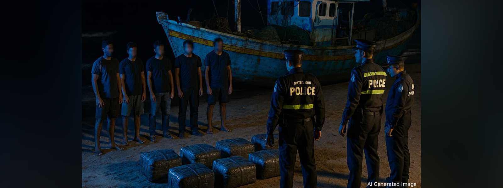 කිරින්දේ අයිස් ප්‍රවාහනය කළ සැකකරුවන් 5ක් කොටුවෙයි